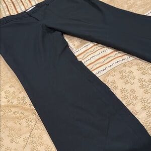 Banana Republic Black Straight Leg Pants, “Martin Fit,” 
Polyester Blend, 12R